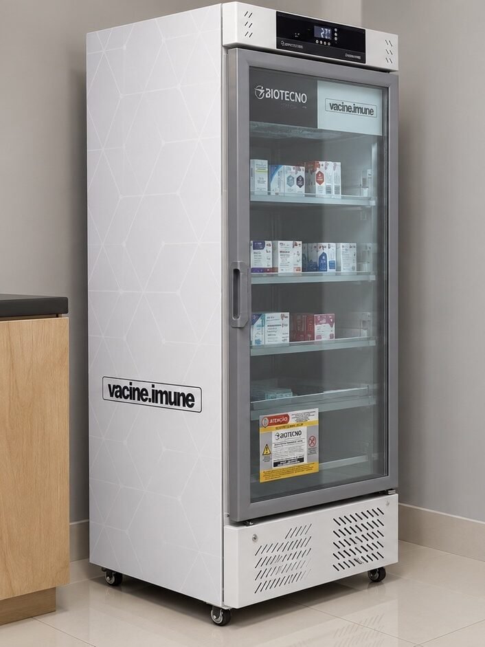 Câmara refrigerada exclusiva para vacinas da Vacine Imune